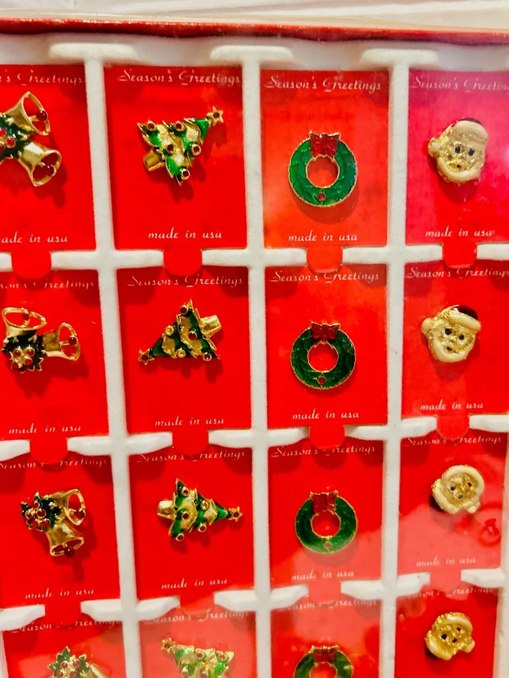 Christmas Bundle Lot for collectors resellers: pins brooches tree ornaments